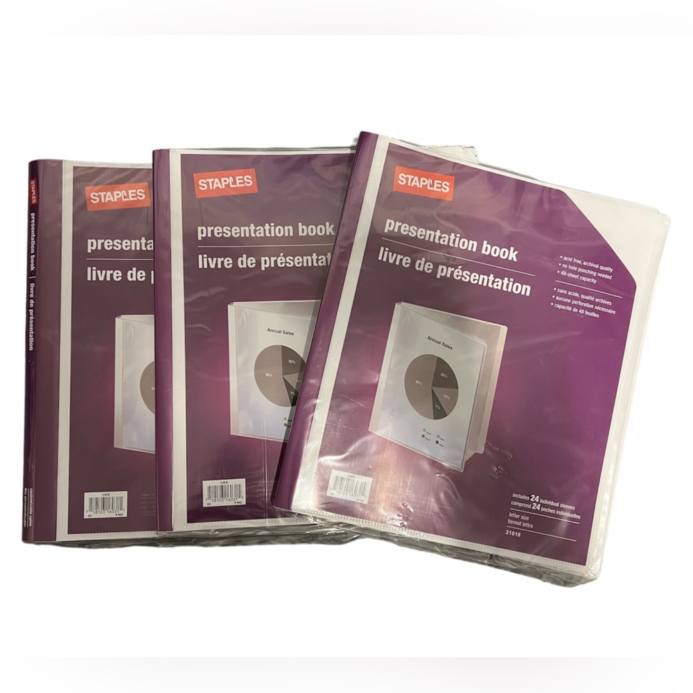 Staples Presentation folders